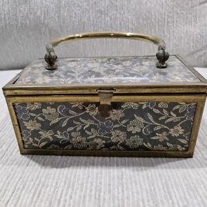 Vintage Floral Metal Handbag